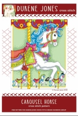 Durene Jones Cross Stitch - Carousel Horse - Free