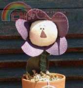 Homespun from the heart - Annie flower pots