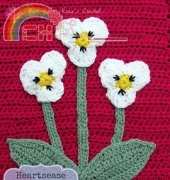 Knot Your Nanas Crochet - Teri Heathcote -  Heartsease Applique