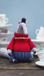 grannys Crochet Hook - Mr. Fry anteater - Crochet Pattern - English
