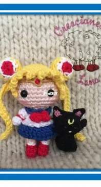 Creaciones Lana - Yazmín González Sánchez - Mini sailor moon - Spanish