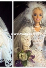barbie dress crochet
