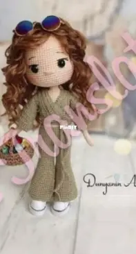 Dünyanın Amigurumisi - Bilgenur Çamtosun - Olivia Doll - Boneca Olivia - Portuguese - Translated
