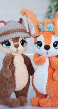 Varezhka Handmade - Julia Bazhina - Бажина Юлия - Fluffy Team BB - Пушистая команда ББ - Russian