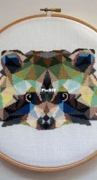 Velvet Pony Design - Geometric Raccoon PCS + XSD