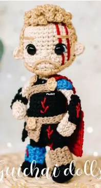 Guichai Crochet Dolls - Armano Ginji - Teechalit Wattanawongwisut - Gladiator Thor