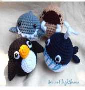 Sea and lighthouse - Kanjana Wanherm - No.2 Sea animals egg dolls