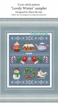 Lovely Winter Sampler by Maria Brovko
