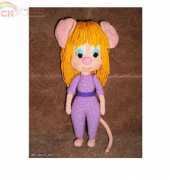 Deryabina Ann - Girl Mouse Gaechka Гаечка - Russian