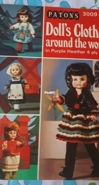 Patons 3009 Doll Clothes  Around the World