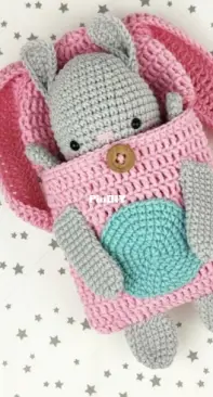 Tanati crochet - Tatiana Kucherovska - Sleeping bag and toy bunny