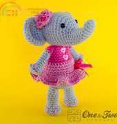 One and two company- Carolina Guzman- Elephant Amigurumi