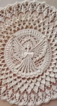 Daria Dubchak - Дарья Дубчак - Angel Doily - Салфетка Ангел- Russian