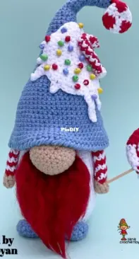 Tiknik Crochet Toys - Lilit Nikoyan - Candy Gnome