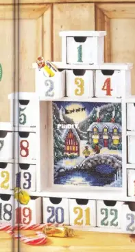 Countdown to Christmas - Advent Calendar by Carol Thornton from Cross Stitch Gold 105