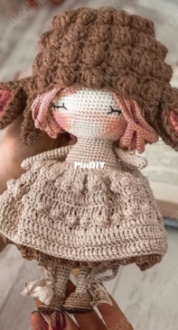 Crochet Confetti Shop - Irina Moilova - Doll Cute Sheep - Muneca Bonita Oveja - Spanish