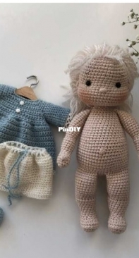 Mari Amigurumi - Marina Kharchenko - Doll Stesha - Russian
