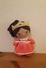 Laura Tegg - Weebee Doll Princess Outfit -  Free