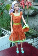 Maguinda Bolsón - Griselda dress and bag set for dolls