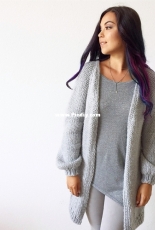 Cozy Cloud Cardigan by Life Is Cozy-Free
