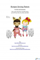 Dolls And Daydreams-Romper Sewing Pattern