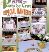 Arte en Punto De Cruz Manteles (Especially Tablecloth) - Spanish