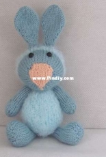 Fluffy rabbit toy
