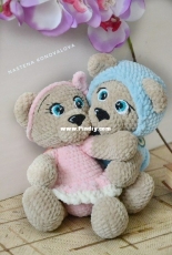Nastena Konovalova -  Sweet couple bears - Russian