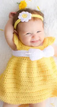 Winding Road Crochet - Lindsey Dale - Simply Spring Baby Dres 6 - 18 Months - Free