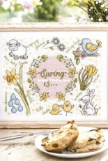Spring Has Sprung- Spring Sampler by Durene Jones from The World of Cross Stitching TWOCS 253 XSD