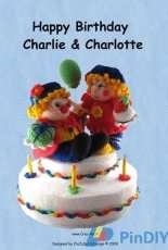 Crea Me - Carola van Groen - Happy Birthday Charlie and Charlotte