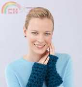 Lion Brand Yarn - Martha Stewart Crafts -  L10135B Lofty Wool Blend Wristers