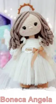 Kalu Crochet - Andry Pinzón - Angela Doll - Boneca Angela - Portuguese