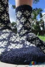 Flurry Socks by Melissa Kemmerer-Free
