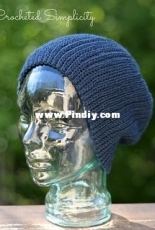 A Crocheted Simplicity- Jennifer Pionk- Knit-Look Everyday Beanie and Slouch