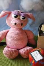Woolly Toons - Kim Lapsley Crochets - May Brendish and Kim Lapsley - Priscilla the Unimpressed Pig
