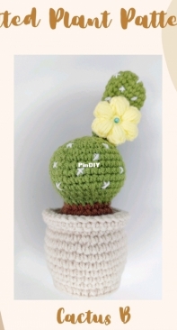 Knotmonsters: Potted Plants edition: 12 Amigurumi Crochet Patterns