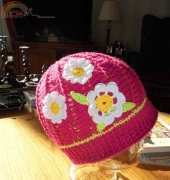 crochet girls hat