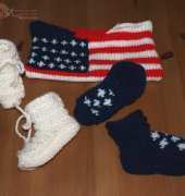 Patriotic Baby Shoes