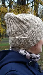 Knitted Seamless Hat by Iya Churakova-English,Russian-Free