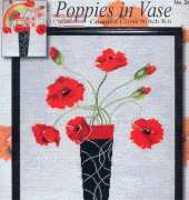 Design Works 2436 Poppies in Vase xsd