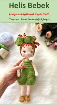 Pi Bags - Pi designs Crafts - Pınar Bozkuş - Helis Doll - Helis Bebek - Portuguese - Translated