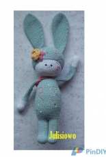 Julisiowo - Julio Toys - Monika Miszczuk - Bunny Amelia crochet doll