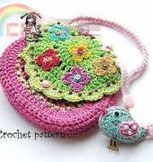 Magic with Hook and Needles - Vendula Maderska - Birdie Purse