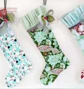 Christmas in July with Moda: English Cottage Stockings in Blitzen
