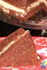 chocolate cake with cream!