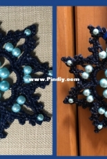 Snowflake with beads