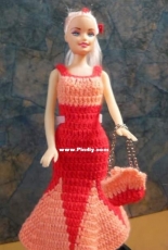 Maguinda Bolsón - Alma dress and bag set for dolls