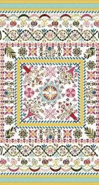 Esther Aliu - Love Entwined: 1790  Marriage Coverlet - English