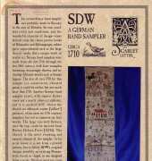 The Scarlet Letter SDW ca. 1710 - A German Band Sampler